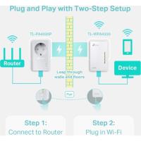 TP-LINK TL-WPA4226KIT 300Mbps AV500 KABLOSUZ POWERLINE GENİŞLETİCİ İKİLİ KİT